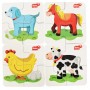 16 piezas rompecabezas infantil 